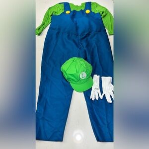 Adult Superhero Costume in Blue and Green